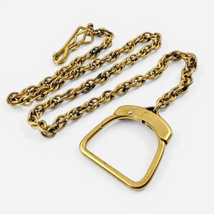 Swank Pocket Watch Chain Gold Tone Mens Watch Chain Mid Century Swank Je